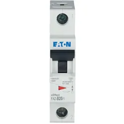 Eaton (Moeller) Leitungsschutzschalter B 20A, 1p FAZ-B20/1