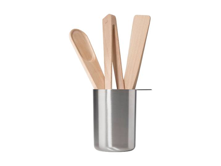 Zone Denmark Set d ustensiles de cuisine Singles 4 pièces Acier'