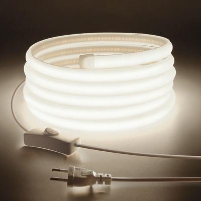 Uplift Picks Super Bright COB LED Strip Light 110V 220V With Switch natural 220 V (eu Plug) 33m