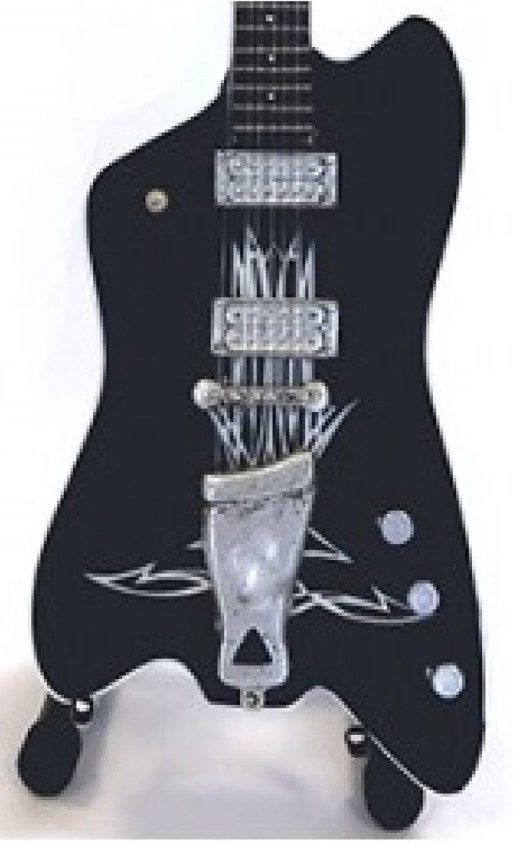 Miniatuur replica Gretsch gitaar van Billy Gibbons van ZZ Top voor volwassenen