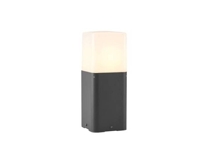 Lucande Luminaire extérieur Obuna à intensité variable (Moderne) en Noir Aluminium (1 lampe\,à E27)\, Borne lumineuse borne luminaire pour socle