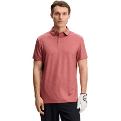 J. LINDEBERG Polo Tod Print, weinrot