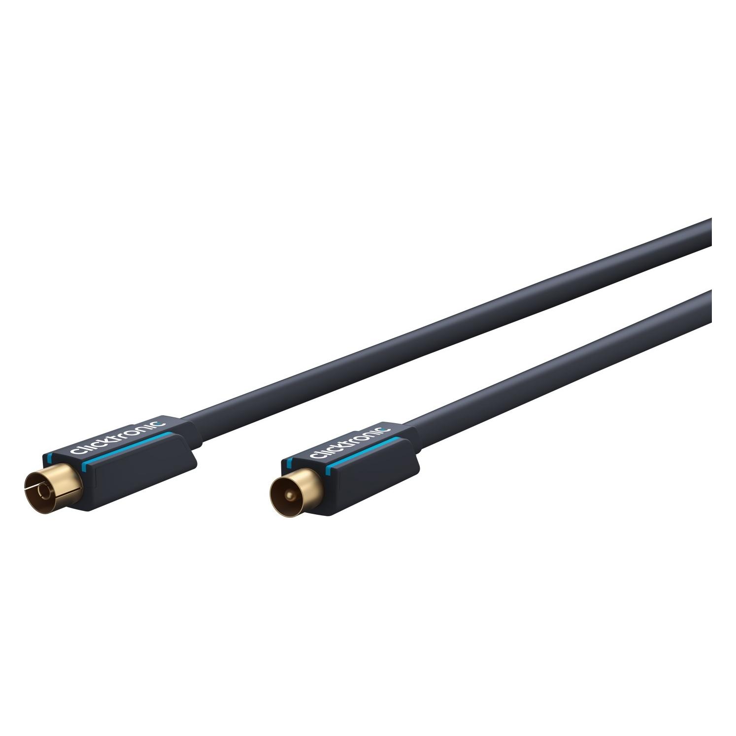 clicktronic Antennenkabel (95 dB, Antennenkabel) (70403)