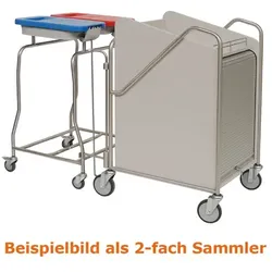 Novocal SW 2030 K Stationswagen mit koppel. 3fach Sammler, Frontrollo, geschlossenem Schrank