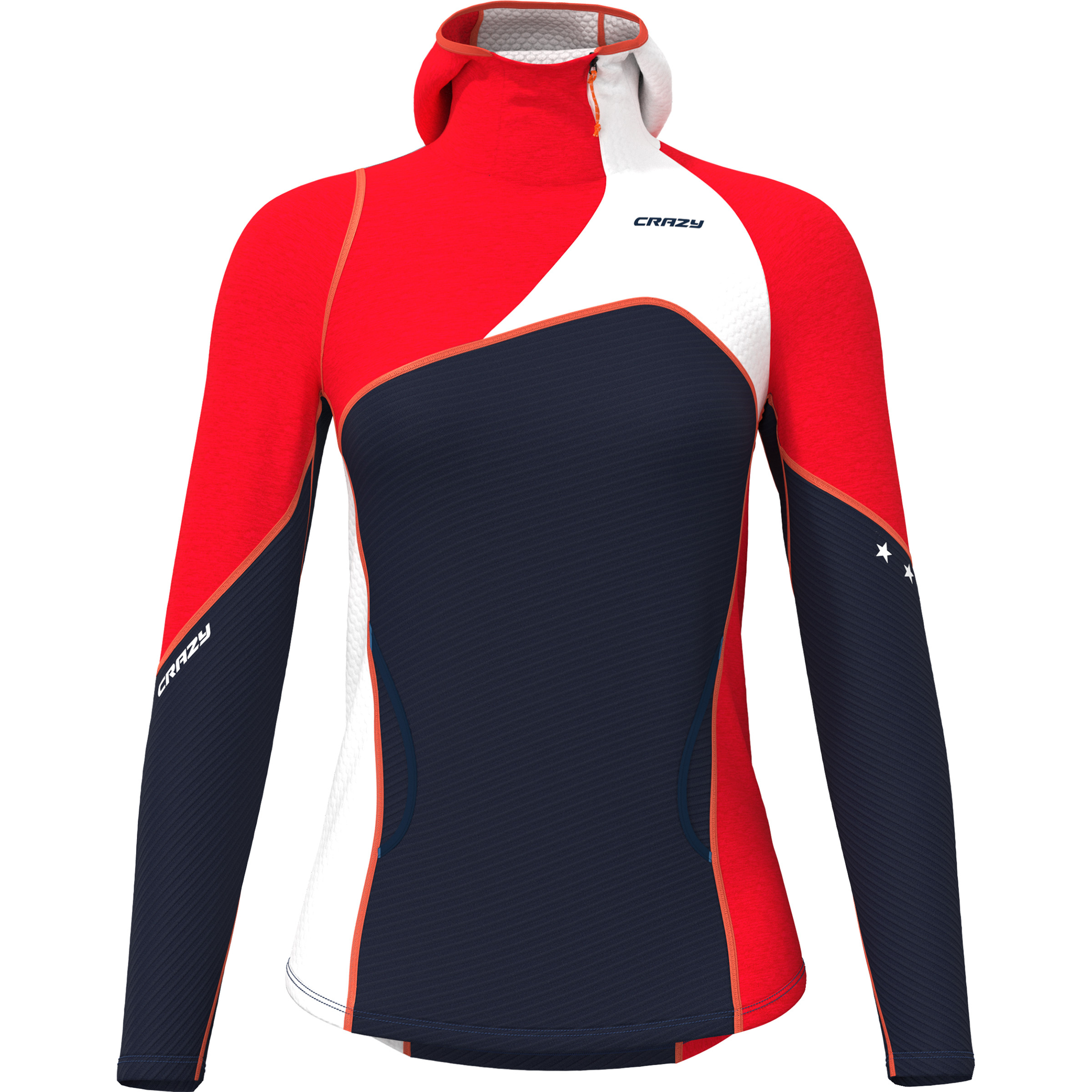 Crazy Electra Damen Hoodies rot Größe XL Trekking Elastisch
