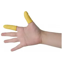 Wetec, Schutzhandschuhe, Fingerlinge, gelb, antistatisch, L (L)