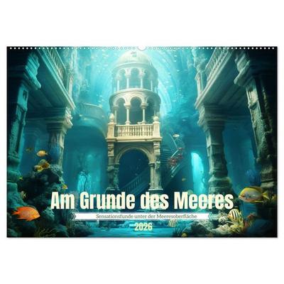 Am Grunde des Meeres (Wandkalender 2026 DIN A2 quer), CALVENDO Monatskalender