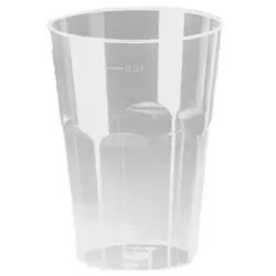 450 Trinkglas 300 ml Polystyrol Einweg - Decoglas