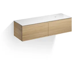 Alape Möbelmodul Arkta 1600x400 Snow/Eiche