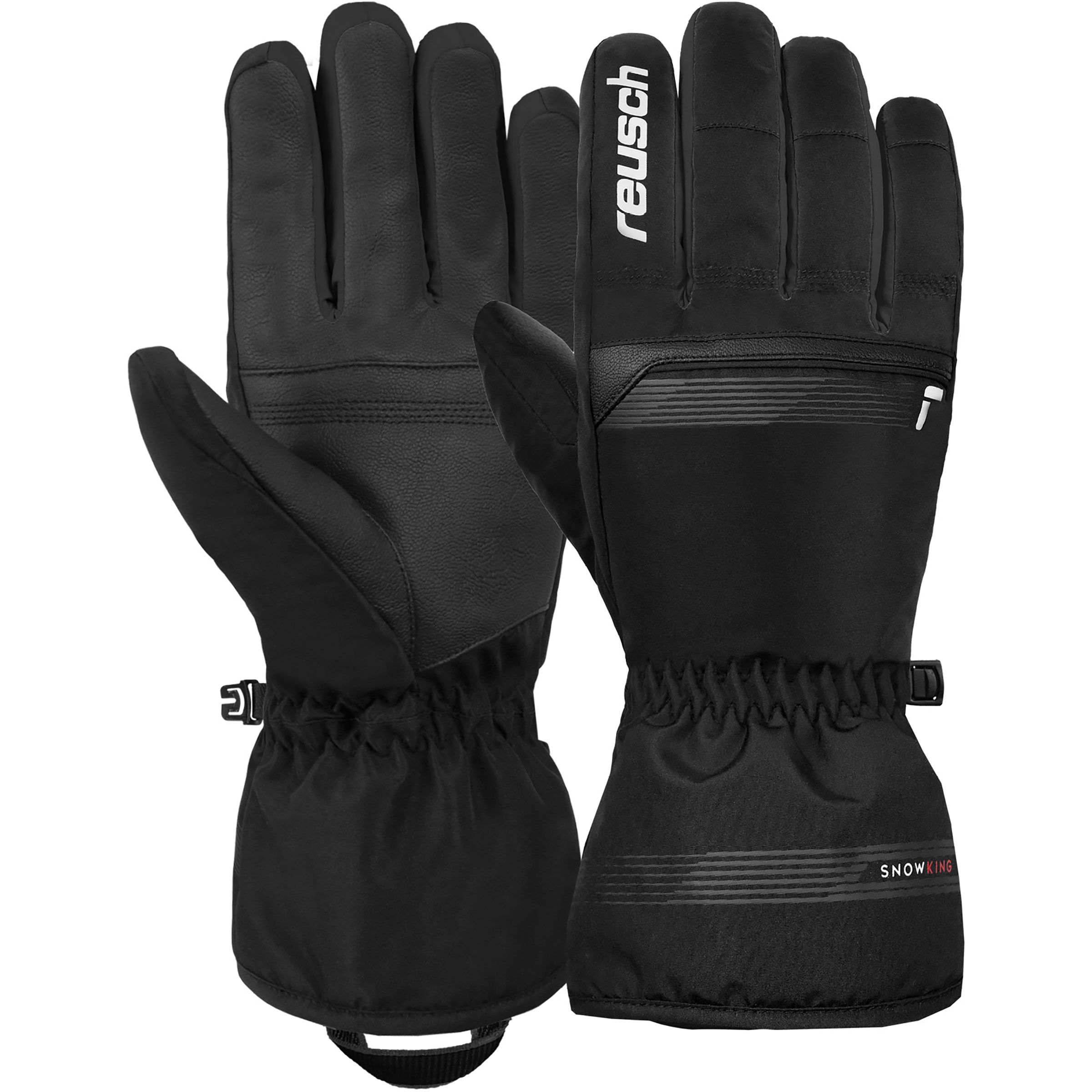 Reusch Snow King Skihandschuhe schwarz Größe 10 Skifahren Wasserabweisend Wasserabweisend
