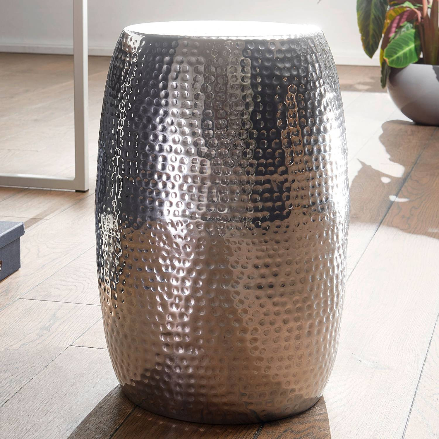 home24 Bijzettafel La Paz rond zilver