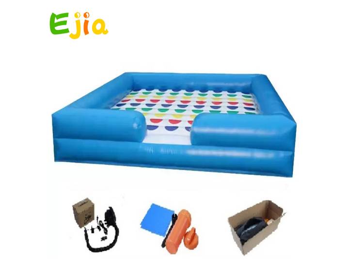 Jeu de Twister Gonflable pour Enfants et Adultes, Matelas de Twister Gonflable, Jeux de Sports d'Niket d'Extérieur