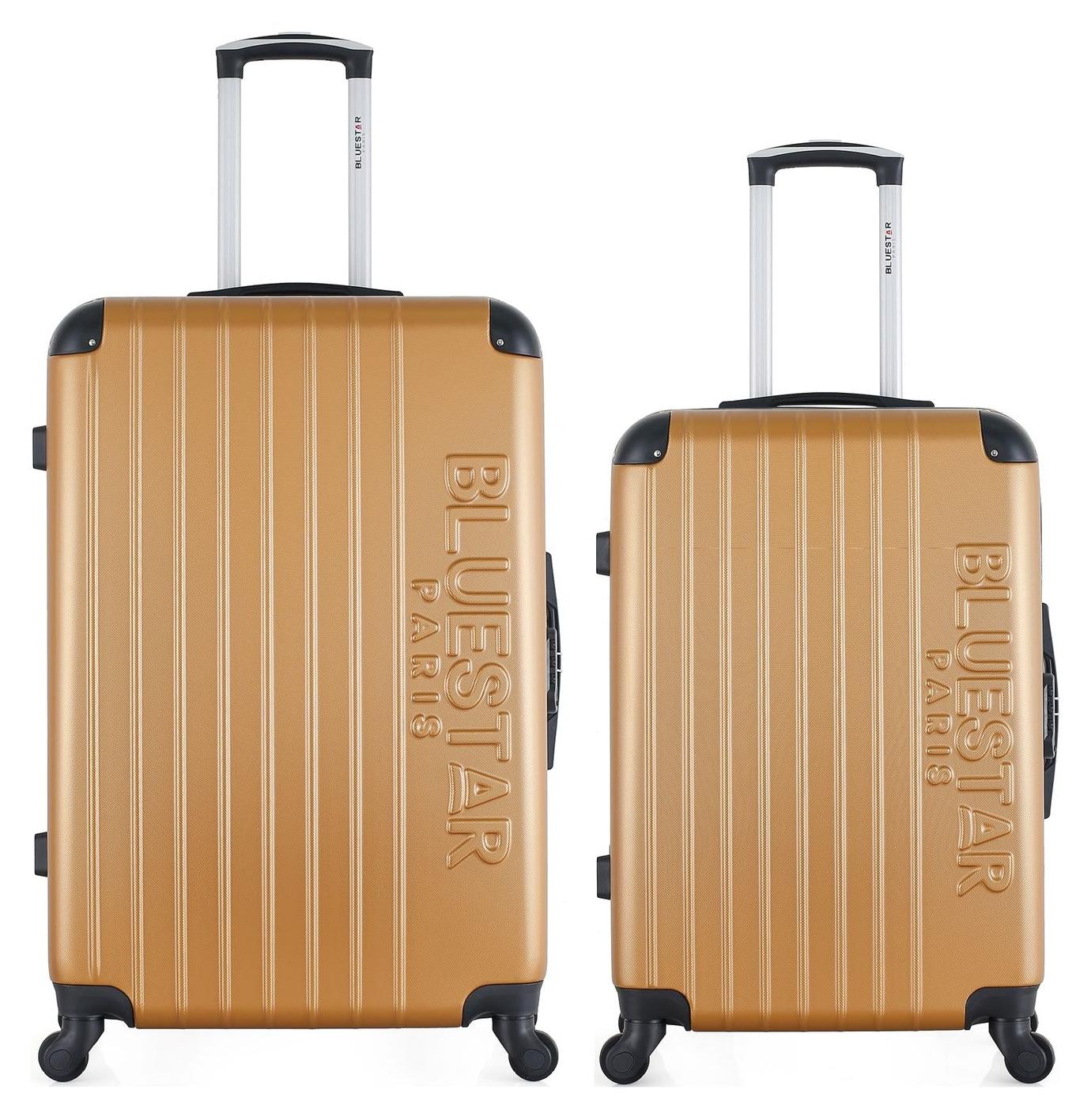 BLUESTAR - 2er-Set - Großer Koffer und Wochenendkoffer BUCAREST