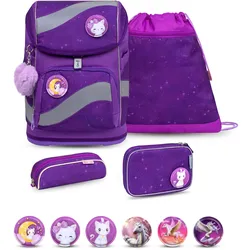 Belmil Smarty ergonomisches Schulranzenset 5tlg. - Purple Sky Koffer24