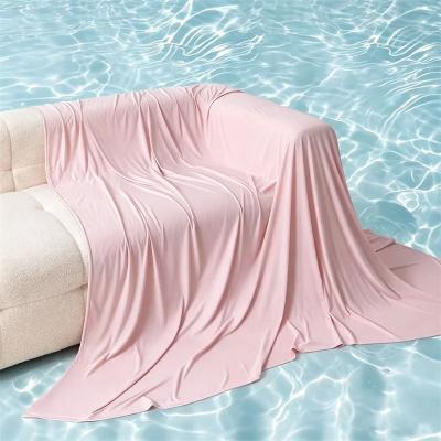 Uplift Picks Ultra Thin Cooling Summer Blanket Soft Breathable Bed Quilt pink 230x230 Cm