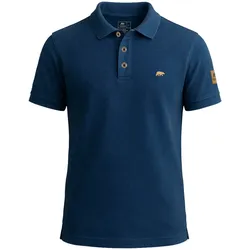 FORSBERG Poloshirt im Denim-Look 3XL blau 