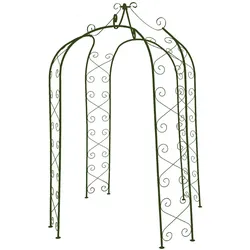 GreenYard Gartenbogen aus Metall, ca. 190 x 39 x 240 cm