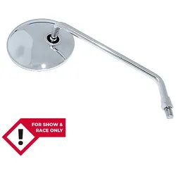 HIGHSIDER smart Lenkerspiegel Chrom Lang Und Rund (1Stck.)