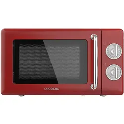 Cecotec Proclean 3110 Retro, Mikrowelle, Silber, Rot