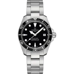 Certina C0488071105100 Taucheruhr Automatik DS Action Diver 38 mm Schwarz