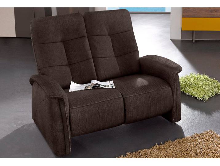 exxpo - sofa fashion Tivoli, Kinosofa, bequem und komfortabel durch die Relaxfunktion (2-sitzig), schmale Armlehnen