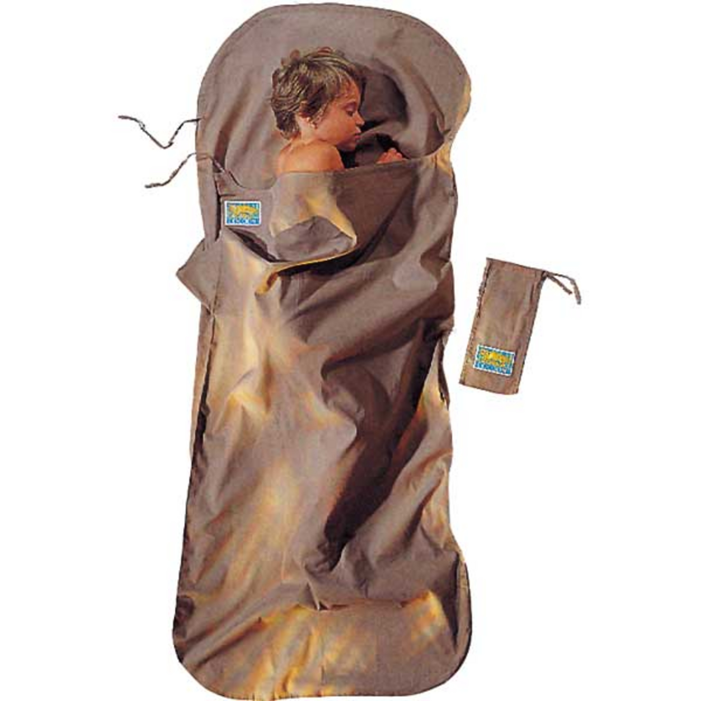 Cocoon Travelsheet Schlafsack Kinder Hüttenschlafsäcke & Inlets braun Größe max. 170cm Trekking