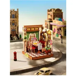 2x Robotime, Miniaturen, Rolife DIY House: Bistro Champs-Élysées 160 dílkÅ ̄