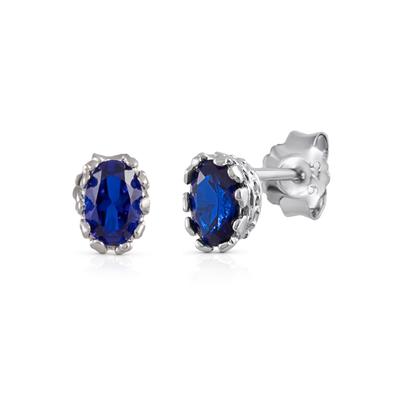 Paar Ohrstecker FIRETTI "Schmuck Geschenk Silber 925 Ohrschmuck Edelstein Spinell", bunt (silberfarben, blau, blau), Ohrringe, Damen, Silber 925 (Sterlingsilber), mit Spinell (synth.)