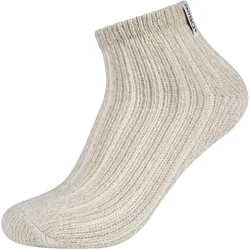 s.Oliver Cosy Antirutsch Sneakersocken 8202 - nature mouliné 43-46