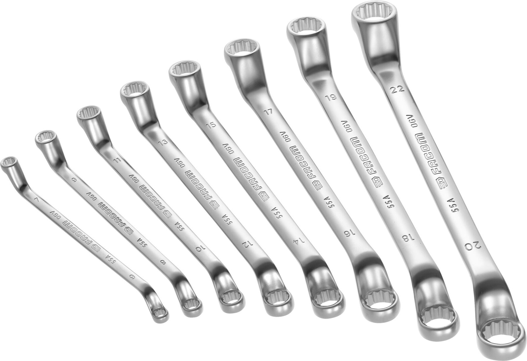Facom Doppelringschlüssel 55A Set, 8-tlg. Schachtel (55A.JE8)