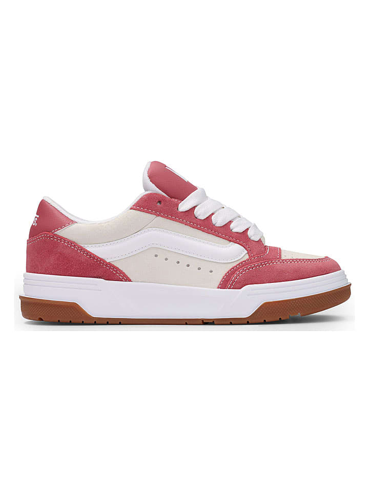 Vans Leder-Sneakers in Pink/ Weiß - 36