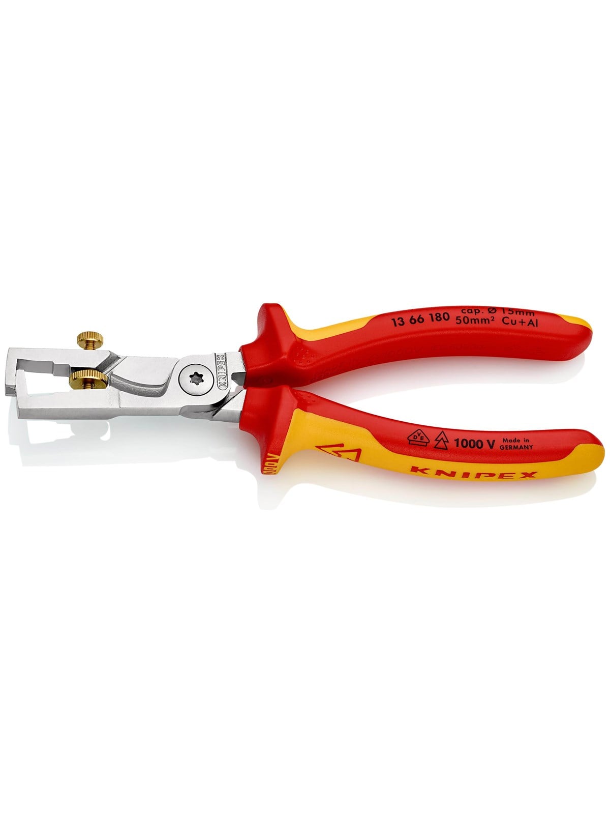 KNIPEX StriX, Abisolierzangen mit Kabelschere