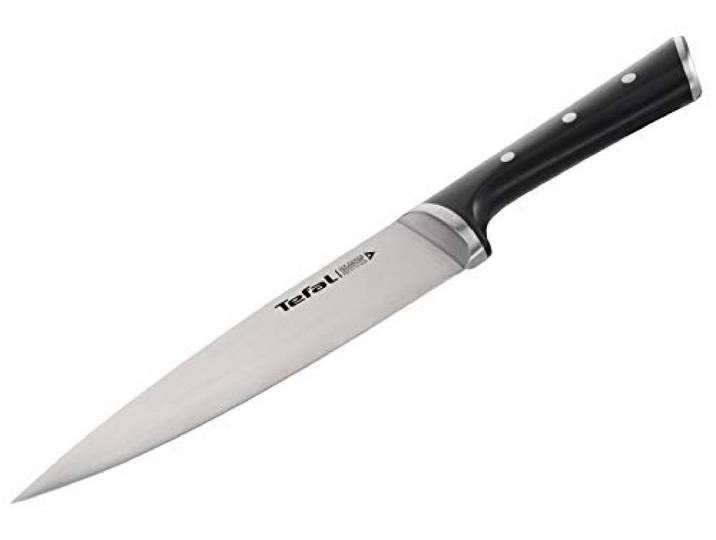 Tefal Ice Force Couteau de chef 20 cm, Couteau de cuisine, Noir K2320214