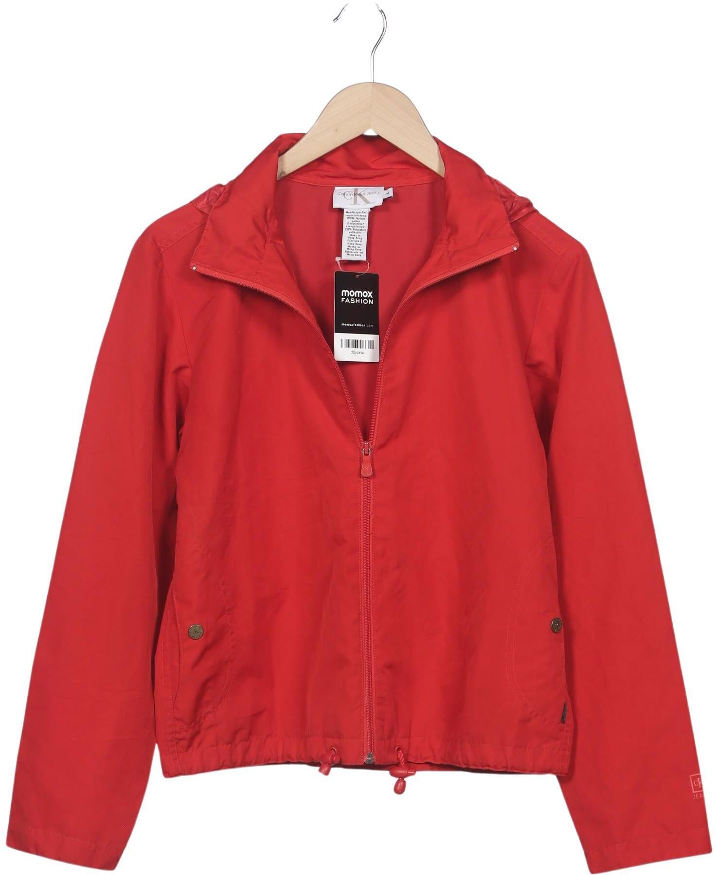 Calvin Klein Jeans Damen Jacke, Rot, Gr. M, Synthetik - Second Hand