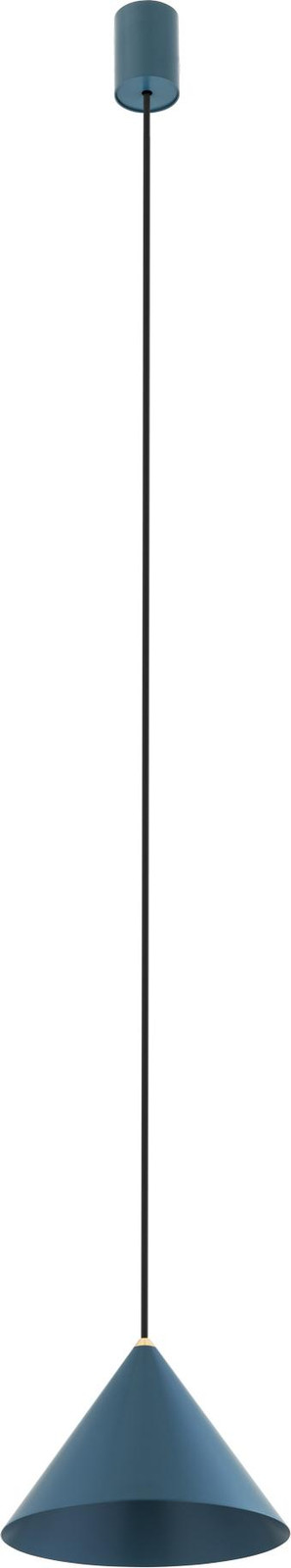 Nowodvorski Zenith 1 LED hanglamp, groen/messing