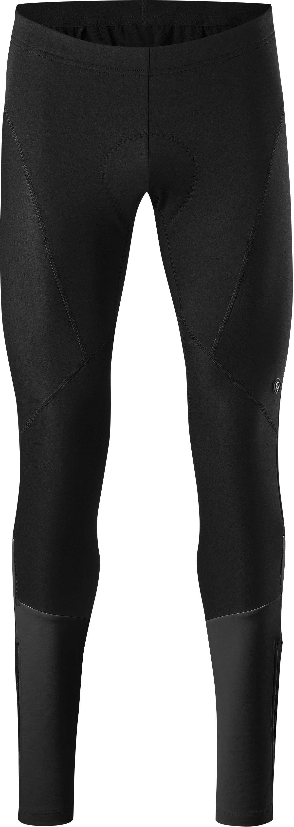 Fahrradhose GONSO "Essential Tight Softshell M", Damen, Gr. M, Normalgrössen, schwarz, 100% Polyester, Hosen Fahrradhose, Herren Radhose mit Sitzpolster, Tight fit schwarz M, Normalgrössen