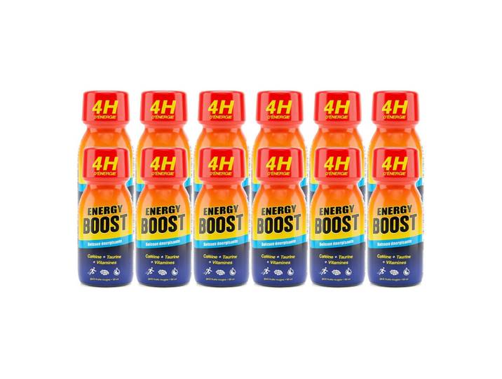 Drink&Shot Shot Énergie 50 ml (Lot de 12) - Saveur Baies Rouges