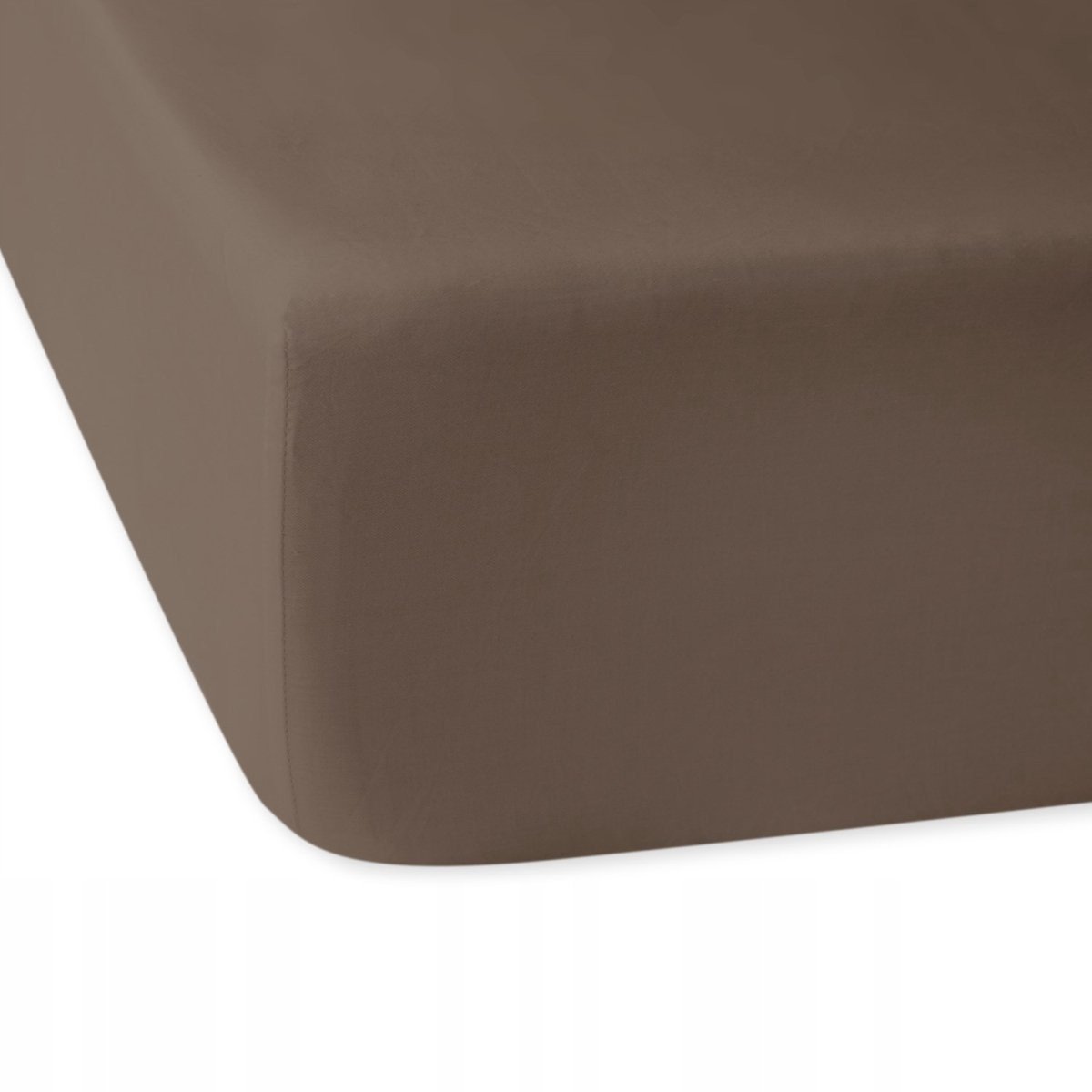 Darymex Satin Laken met Elastiek Sepia Katoen 180x200 cm