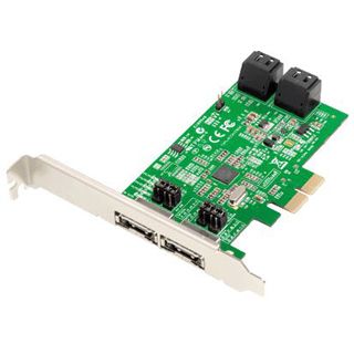 Dawicontrol DC-624e 4 Port PCIe 2.0 x2 Low Profile retail