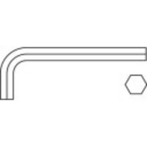 TOOLCRAFT Innen-Sechskant Winkelschraubendreher 0.9mm
