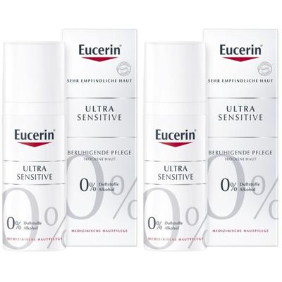 Eucerin UltraSensitive Beruhigende Pflege für Trockene Haut x2 2x50 ml Creme