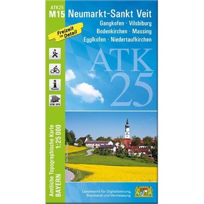 ATK25-M15 Neumarkt-Sankt Veit (Amtliche Topographische Karte 1:25000), Sonstige von , Landesamt für Digitalisierung, Breitband und Vermessung, Bayern,