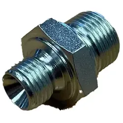 Comet 10002031 Schlauchverbinder Doppelnippel 1/4-3/8 AG Doppelnippel 1/4-3/8 AG Stahl verzinkt