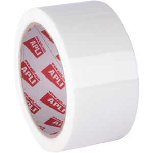 APLI Packband Basic, 11702, PP, weiß, 48mm x 66m