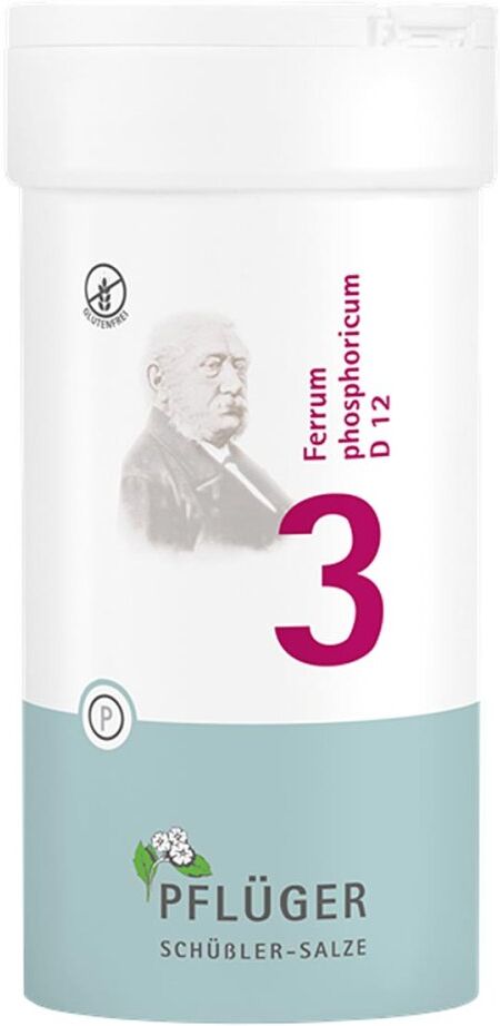 Schüßler-Salze Biochemie Pflüger 3 Ferrum phos. D12 Tbl.