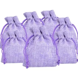 Espírito rebelde Lavender Royal Jute Bags 10x14 cm (Pack 20x)