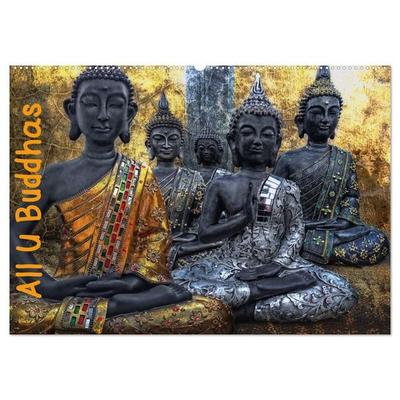 All U Buddhas (Wandkalender 2027 DIN A2 quer), CALVENDO Monatskalender