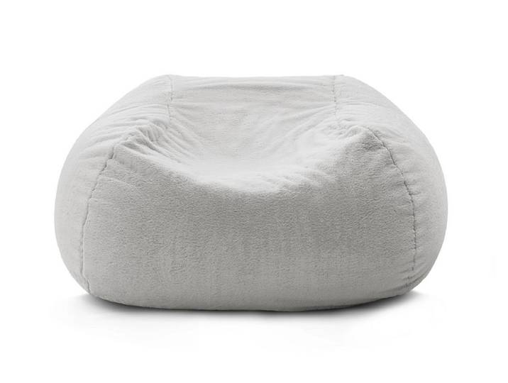 Hocker BOBOCHIC MERIBEL 70x120x60cm samt hellgrau
