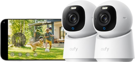 eufy Security Camera Interieure E30 (Pack de 2 caméras)