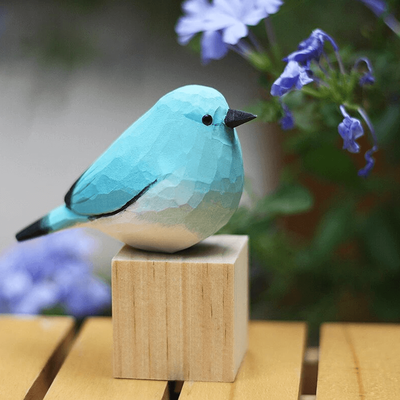 HomeDecorAndMore LLC Handmade Baby Bird Blue Robin
